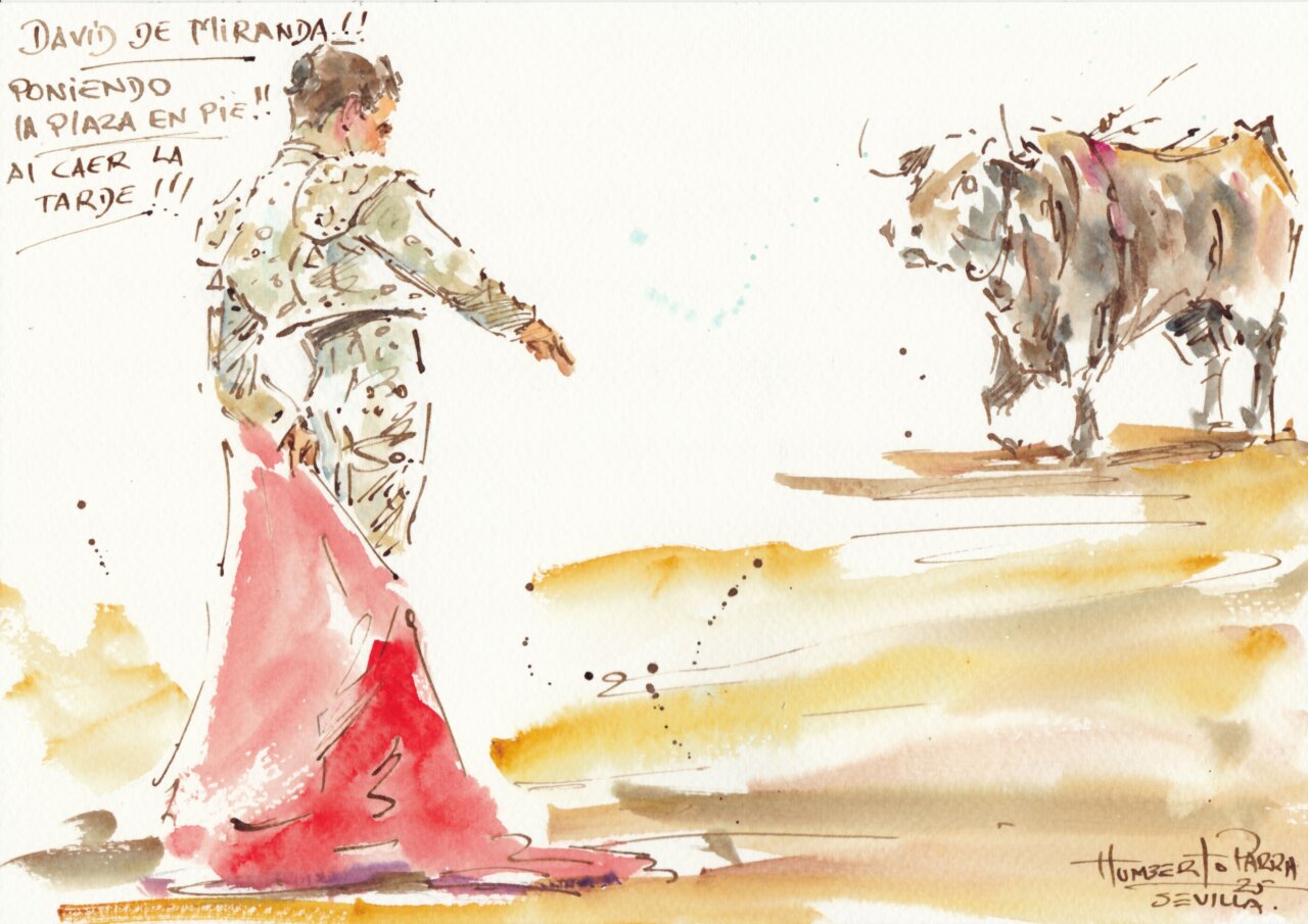 La Puerta del Príncipe de David de Miranda, en los pinceles de Humberto Parra