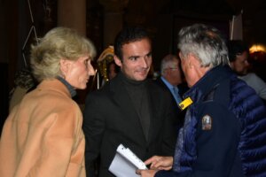 Damián Castaño junto a Isabel Lipperheide en Salamanca. Foto: Antonio Menacho