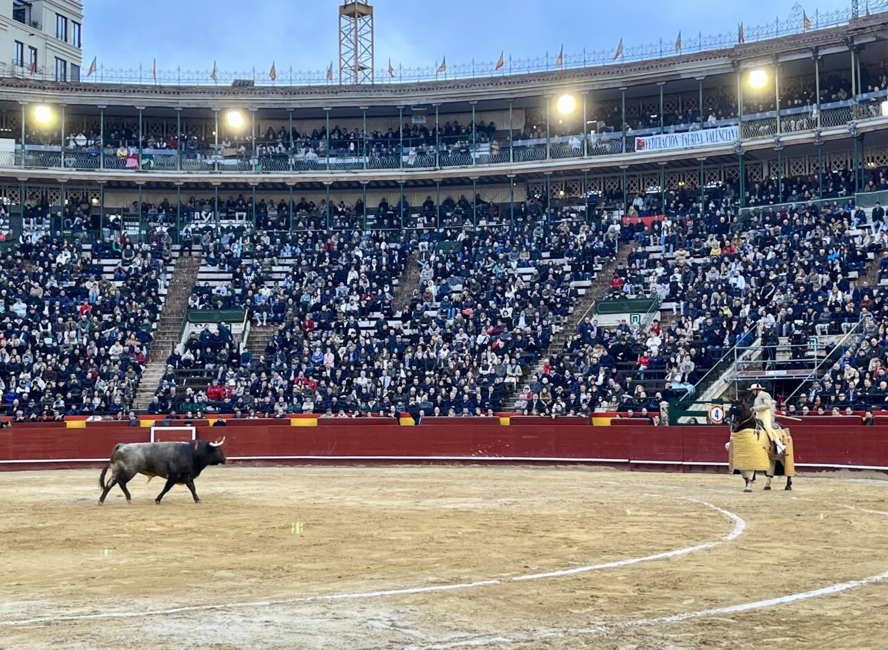 Equilibrado abre la novillada de la Feria de la Virgen de Valencia