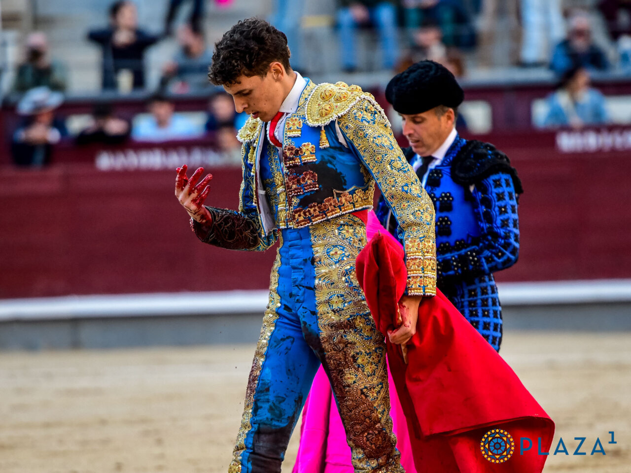 Mariscal Ruiz, sección del tendón flexor del pulgar y nervio colateral cubital y puntazo en muslo derecho