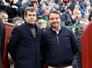 Víctor Zabala y Rafael G. Garrido, máximos responsables de la plaza de toros de Valencia. Foto: Vigueras