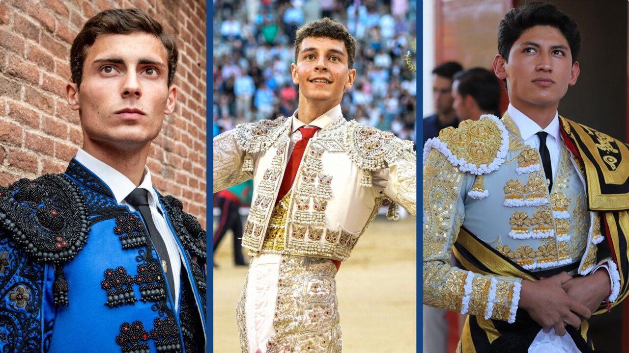 Diego Bastos, Mariscal Ruiz y Emiliano Osornio, ante la primera novillada del año en Las Ventas