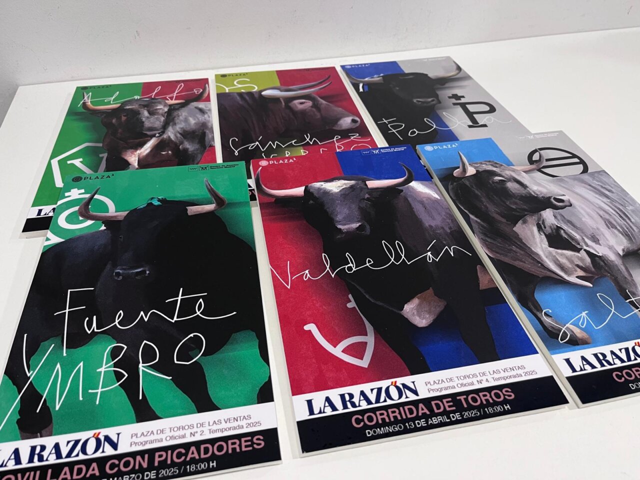 El toro, de nuevo protagonista de las portadas de los programas de mano de Las Ventas