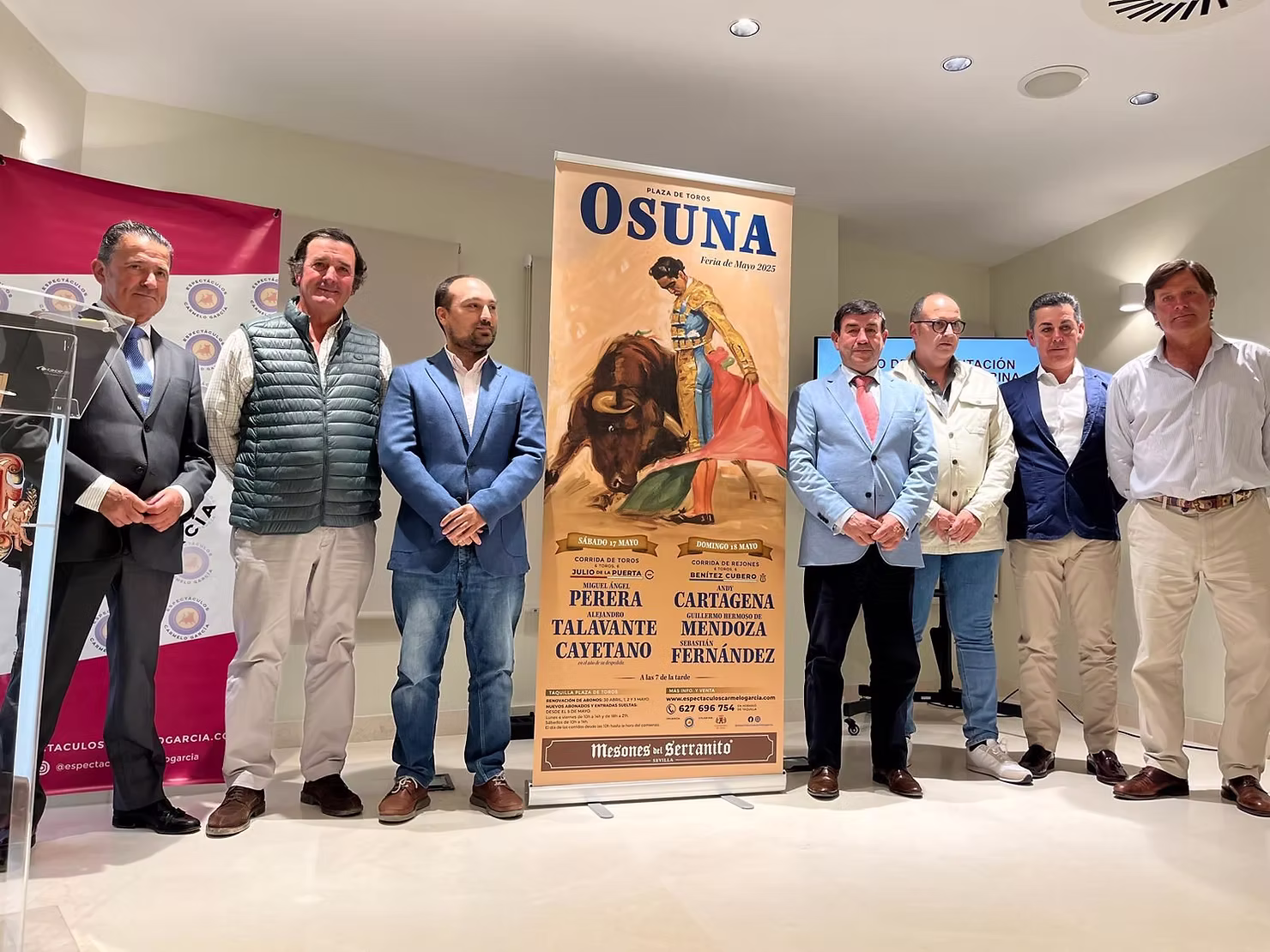 Perera, Talavante, Cayetano... en el debut de Carmelo García al frente de Osuna