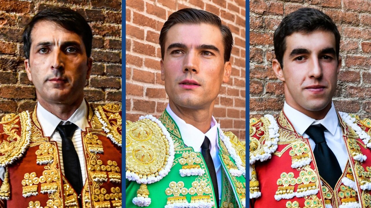 Javier Castaño, Luis Gerpe y Cristóbal Reyes, ante la cita de este domingo en Las Ventas