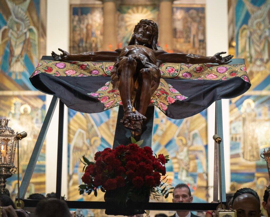 El Cristo de los Toreros, fiel a su cita del Viernes de Dolores en Madrid