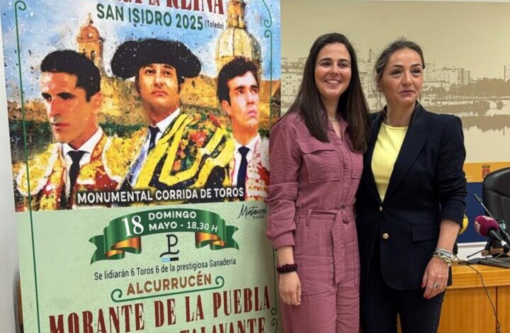 Cartel de campanillas en el San Isidro de Talavera de la Reina