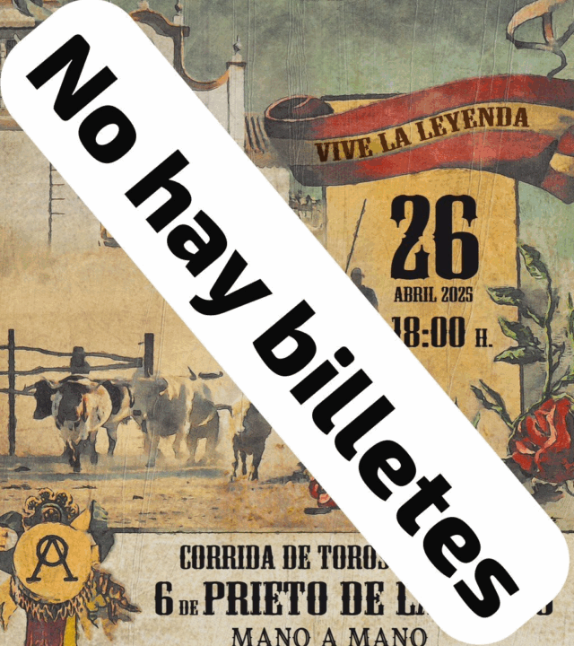 Histórico “No hay billetes” en Palos de la Frontera para la corrida de Prieto de la Cal