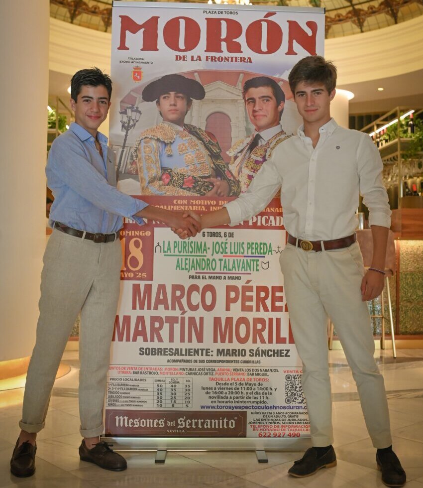 Marco Pérez y Martín Morilla, mano a mano en Morón de la Frontera