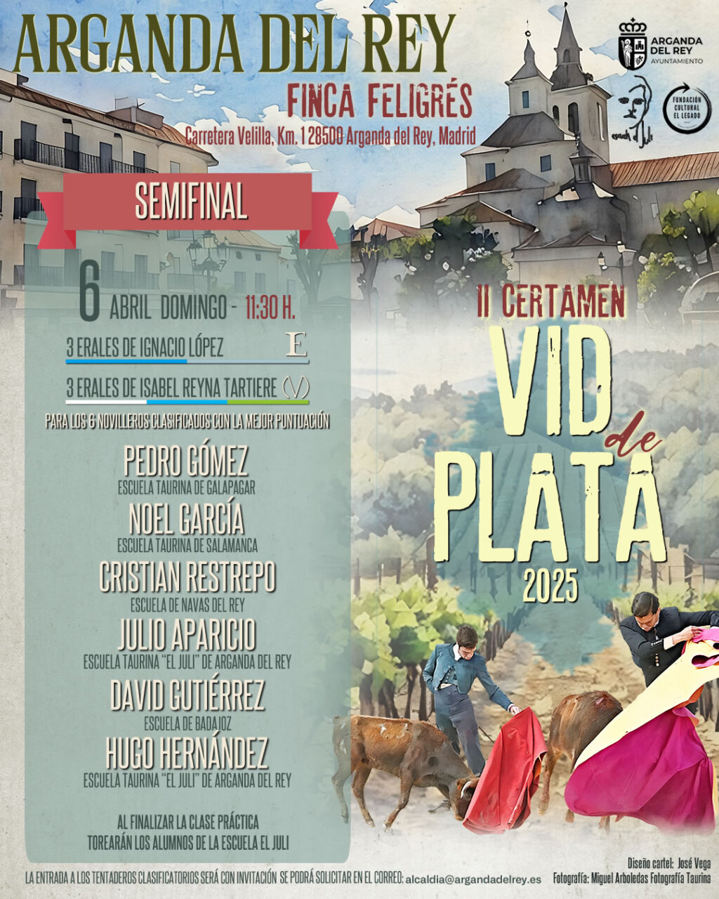 La Vid de Plata de Arganda del Rey elige a sus seis semifinalistas