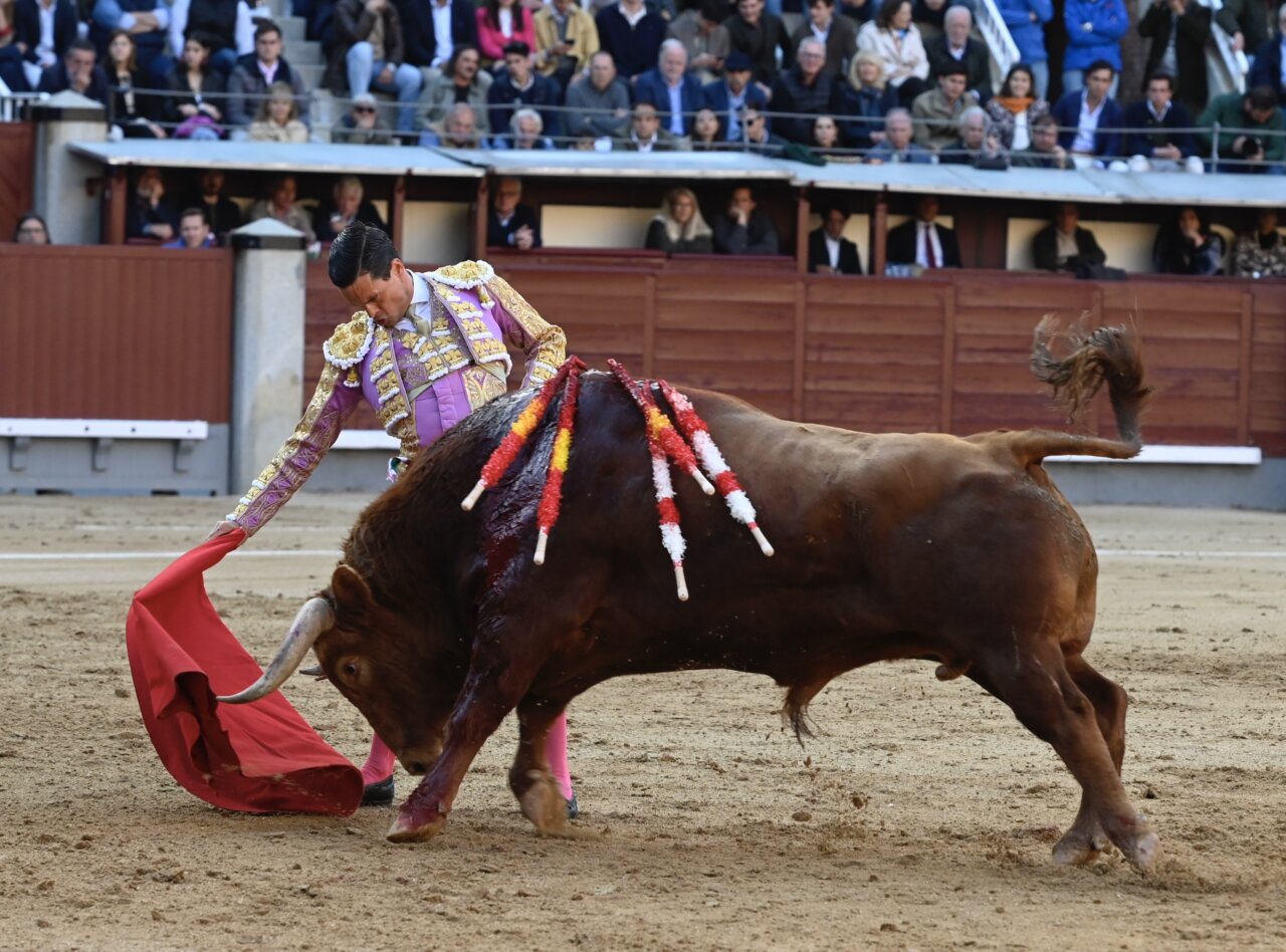Dos vueltas al ruedo al toreo de Galván en Madrid