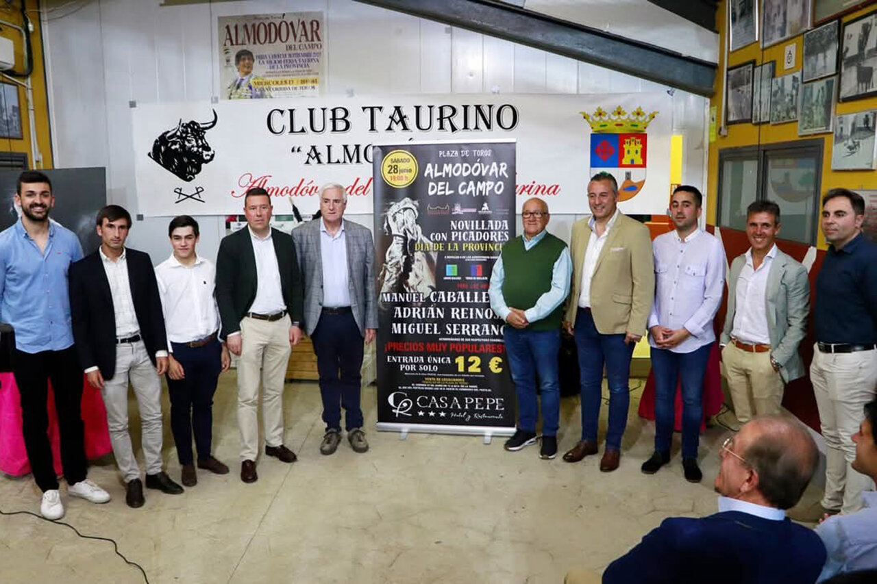 Manuel Caballero, Adrián Reinosa y Miguel Serrano, cartel para el día de la provincia de Ciudad Real