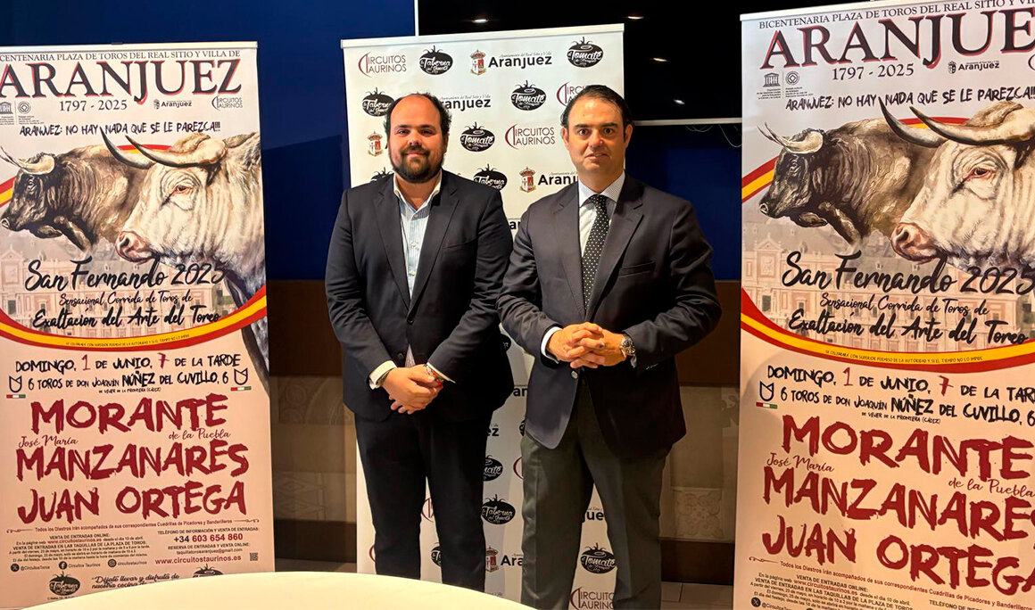 Miguel Gómez, alcalde de Aranjuez: "Seguiremos trabajando para que vengan los mejores toreros"
