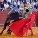 Pepe Moral toreó con gusto al natural la tarde de los miuras en Sevilla, el pasado 11 de mayo. Foto: Arjona.