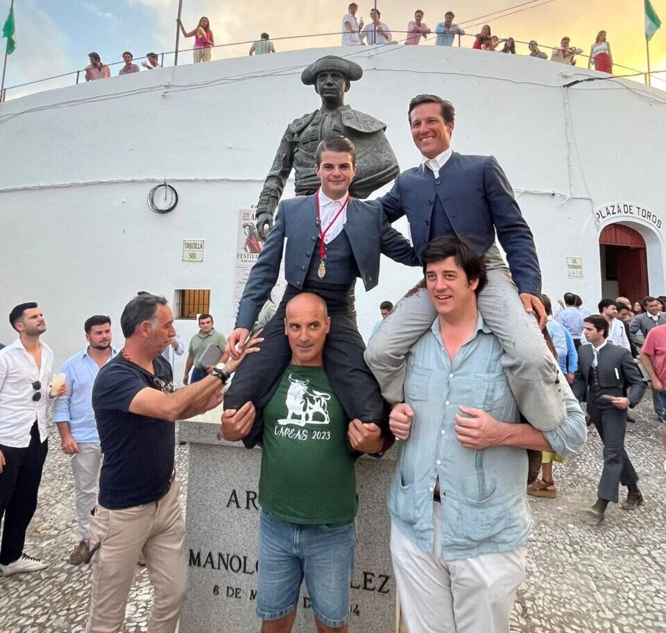 Éxito de Manolo González y Pepe Martínez Conradi en el festival solidario de Aracena