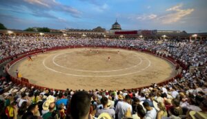 La plaza de toros de Toledo, abarrotada.