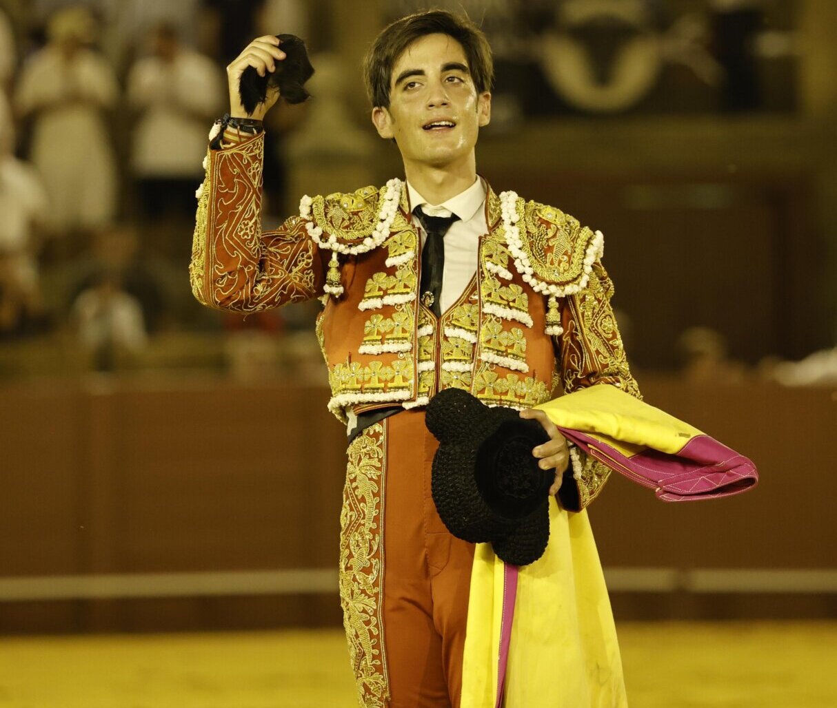 Oreja para Javier Fernández en la primera novillada de promoción de Sevilla