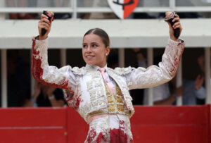 Olga Casado triunfó el domingo en la plaza francesa de Lunel. Foto: Daniel Chicot