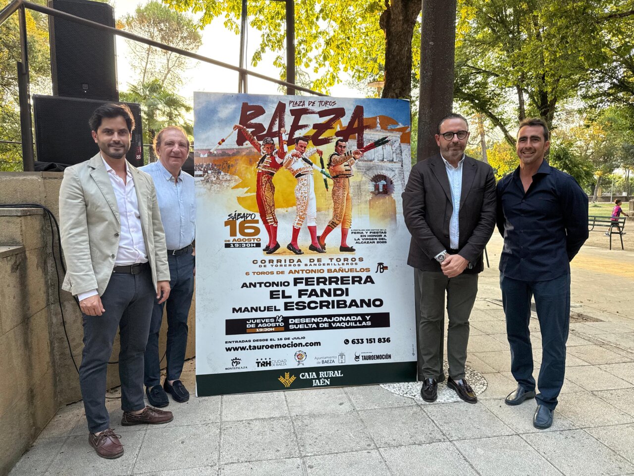 Un cartel de toreros banderilleros para las fiestas de agosto de Baeza