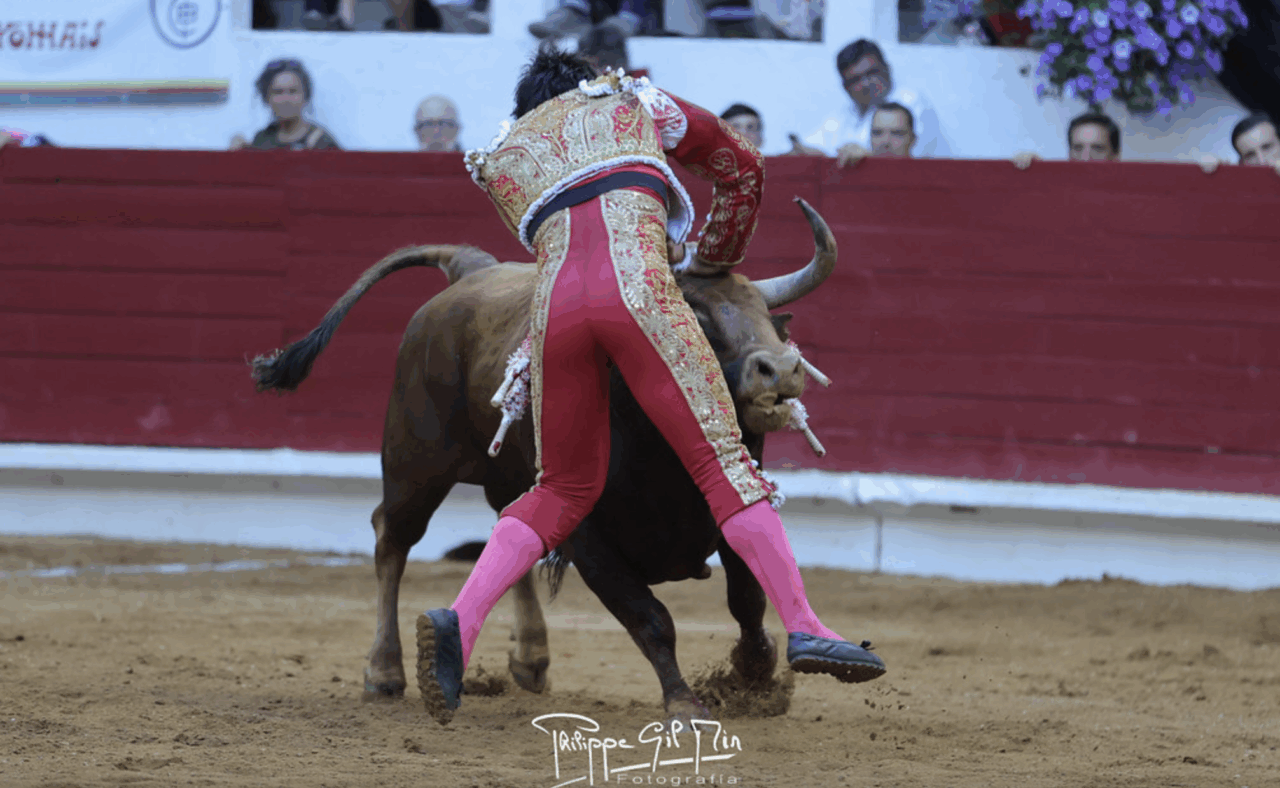 Jesús Enrique Colombo, fractura del antebrazo izquierdo