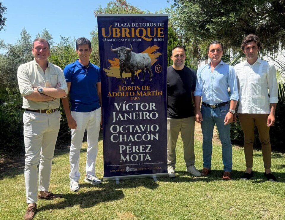 Definida la terna para la corrida de Adolfo Martín en Ubrique