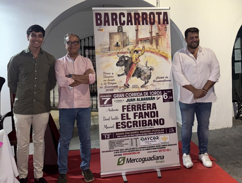 Barcarrota apuesta por una terna de banderilleros para la corrida de sus fiestas