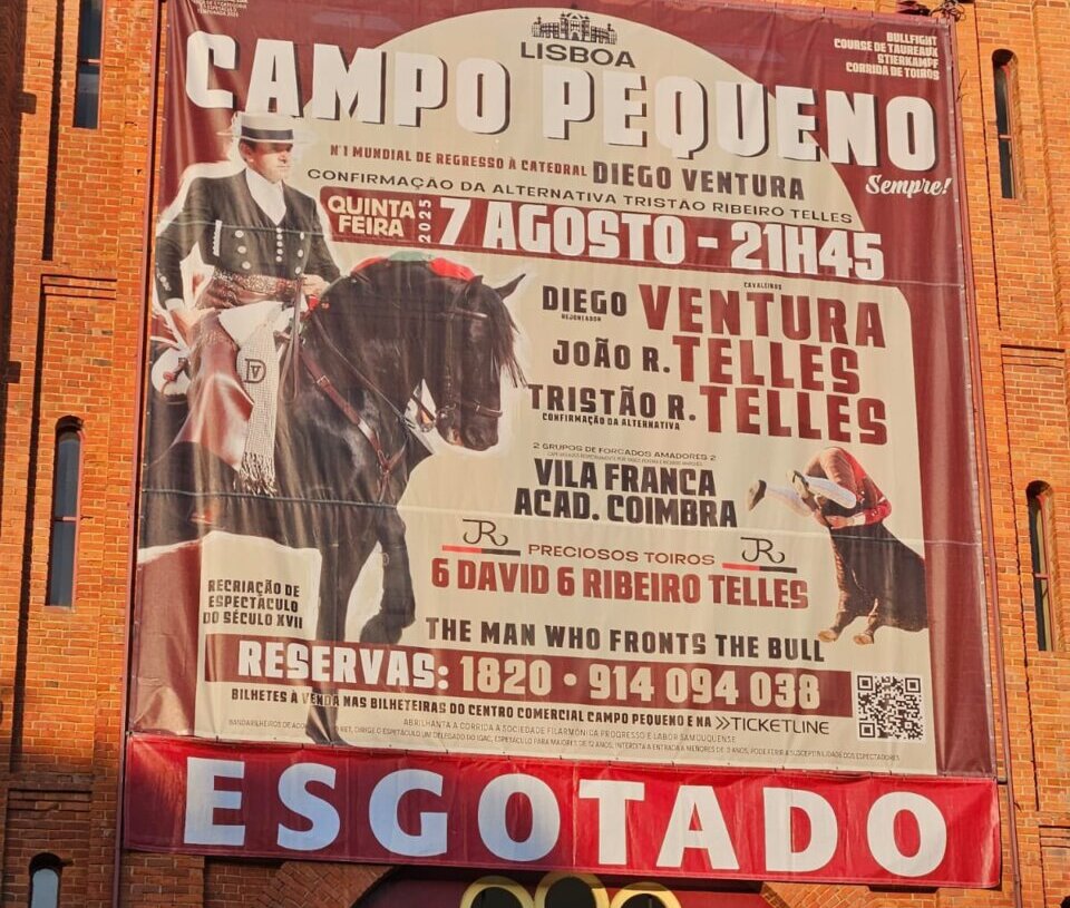 Campo Pequeno cuelga el "No hay billetes" en el regreso de Ventura a Lisboa ocho años después