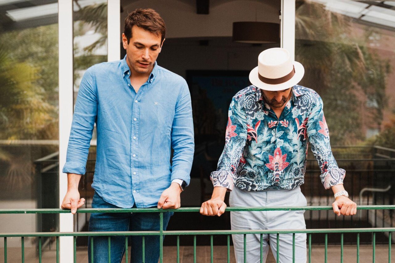 Manuel Martínez Azárate, junto a Morante de la Puebla en su reciente visita a Vista Alegre