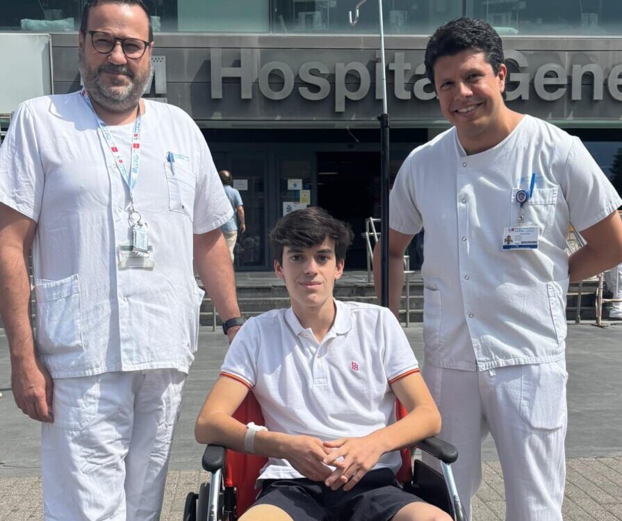 Sergio Rollón abandona el Hospital La Paz tras veinte días de hospitalización