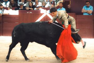 Aarón fue cogido hasta tres veces en Tarazona el pasado 28 de agosto.