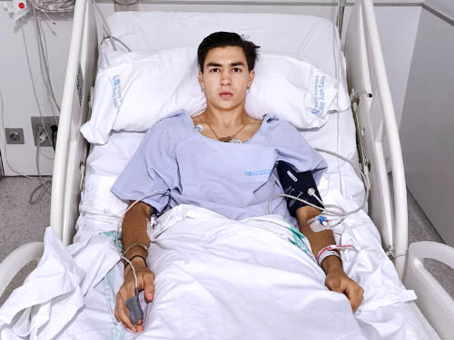 Roberto Piles, apoderado de Bruno Aloi: "Está destrozado, con dolores, pero sin fiebre"