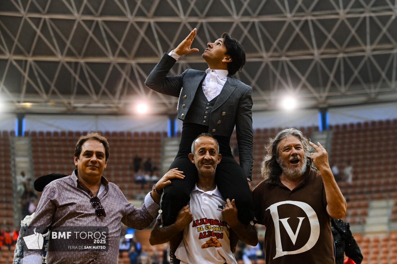 Un magistral Ventura cae de pie en su debut en Logroño 25 años después