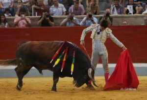 Tomás Bastos el pasado viernes en la plaza de toros de La Sagra, donde dio una tarde importante. Foto: José Luis Cárdenas.