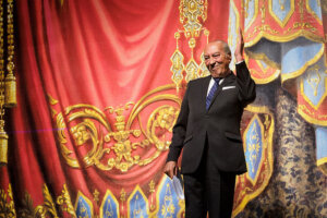 Sebastián Cortés durante el pregón de la feria de Albacete. Foto: La Cerca / Manuel Lozano García