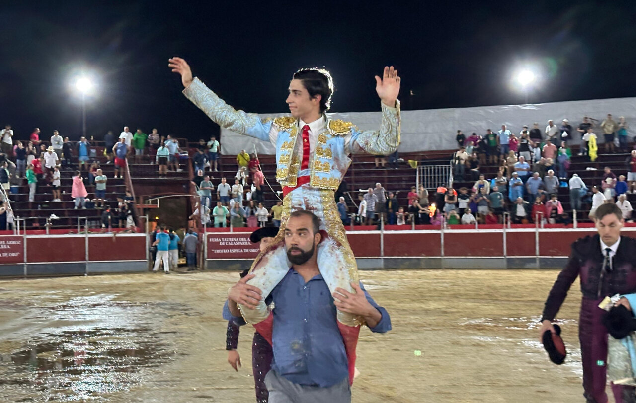 Golpe de El Mene, triunfo bajo la lluvia con buenos fuenteymbros en Calasparra