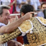 Ureña y el ganadero Daniel Ruiz, dos de los triunfadores de Albacete. Foto: Antonio Vigueras