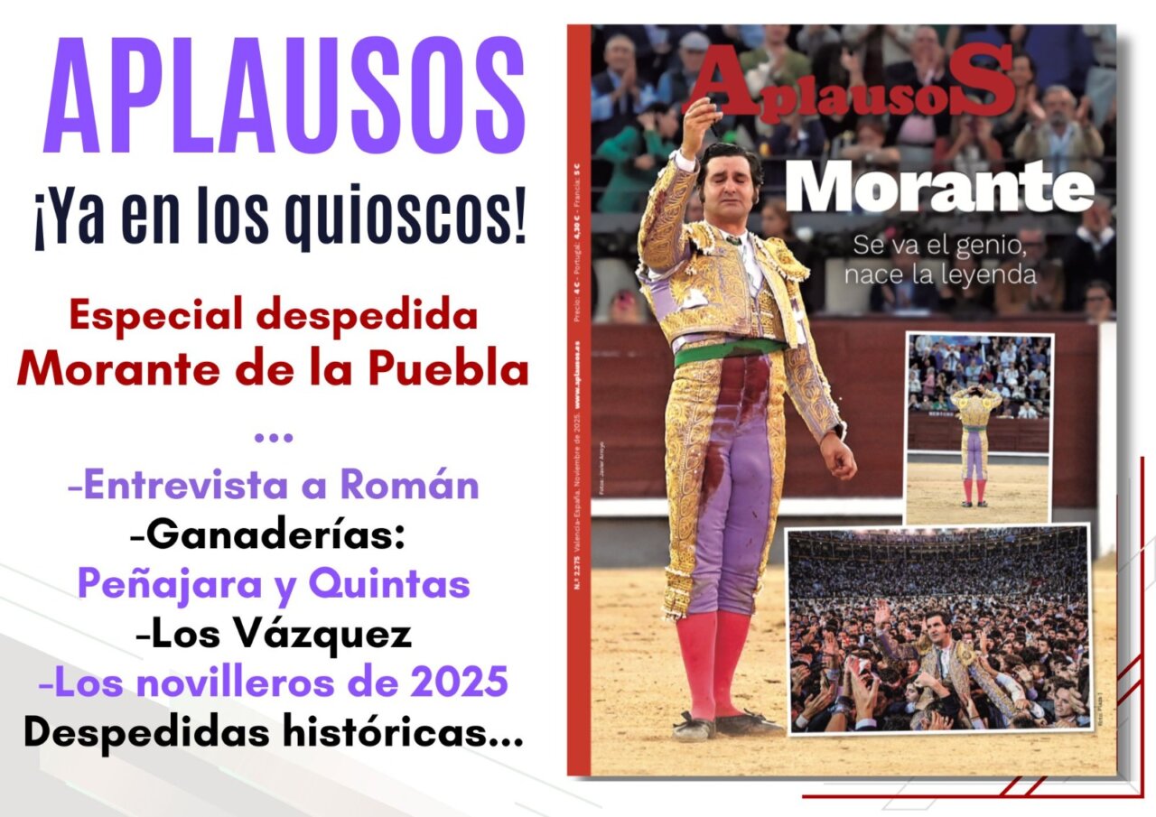 Morante, protagonista en el Aplausos de noviembre