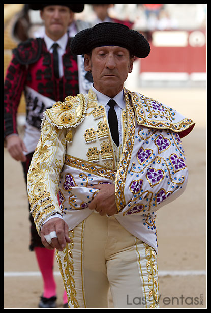 Frascuelo sustituye a Julio Aparicio en el festival del 12 de octubre en Las Ventas