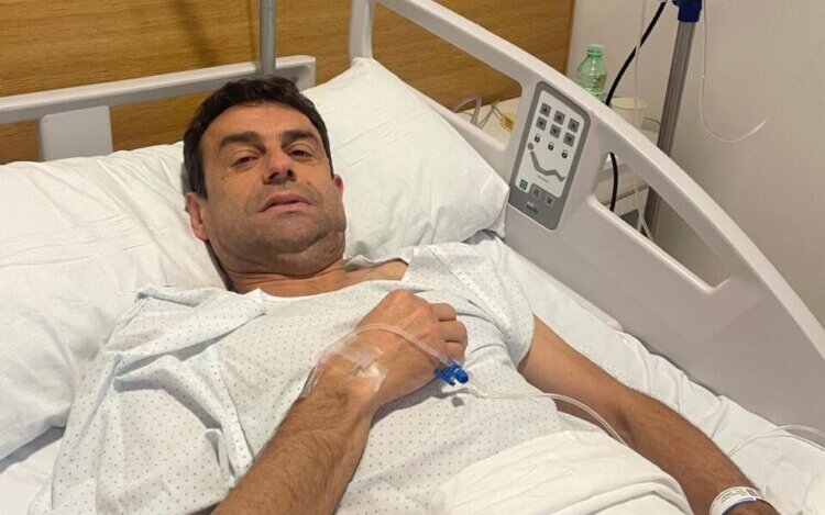 Luis Blázquez, operado de una rotura de peroné y menisco de la rodilla izquierda