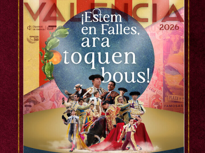 “Estem en Falles, ara toquen bous!”: así es el cartel de las Fallas 2026