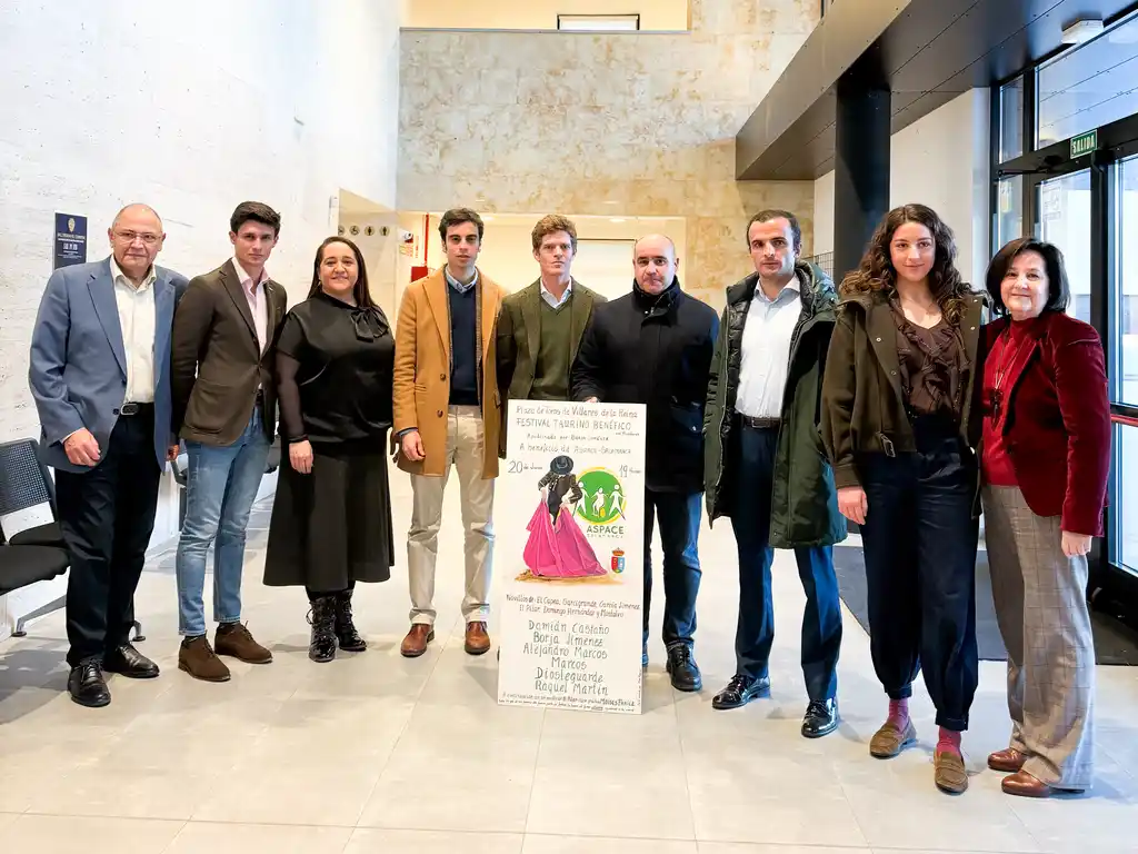 Villares de la Reina presenta el Festival Benéfico a favor de ASPACE Salamanca, apadrinado por Borja Jiménez