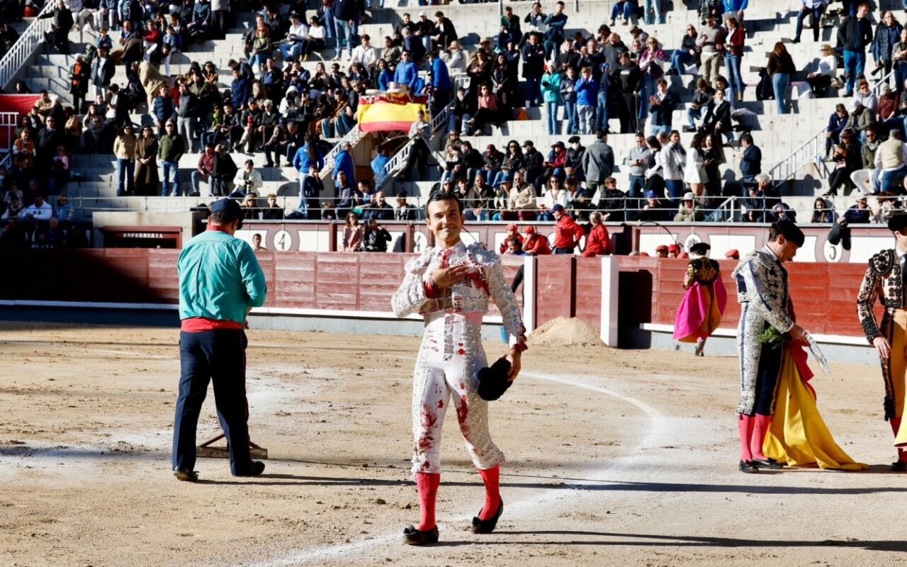 Cristian Pérez, la cara y la cruz en Las Ventas