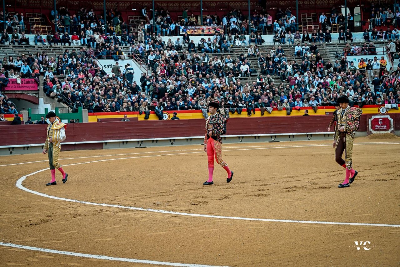 Oreja para Rufo, poderoso y firme con el tercero en Castellón