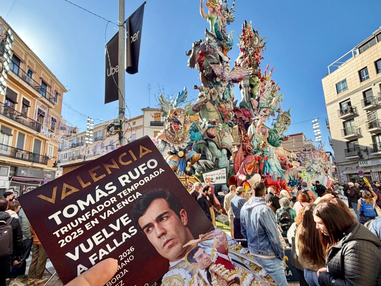 Tomás Rufo promociona en Valencia su comparecencia en Fallas