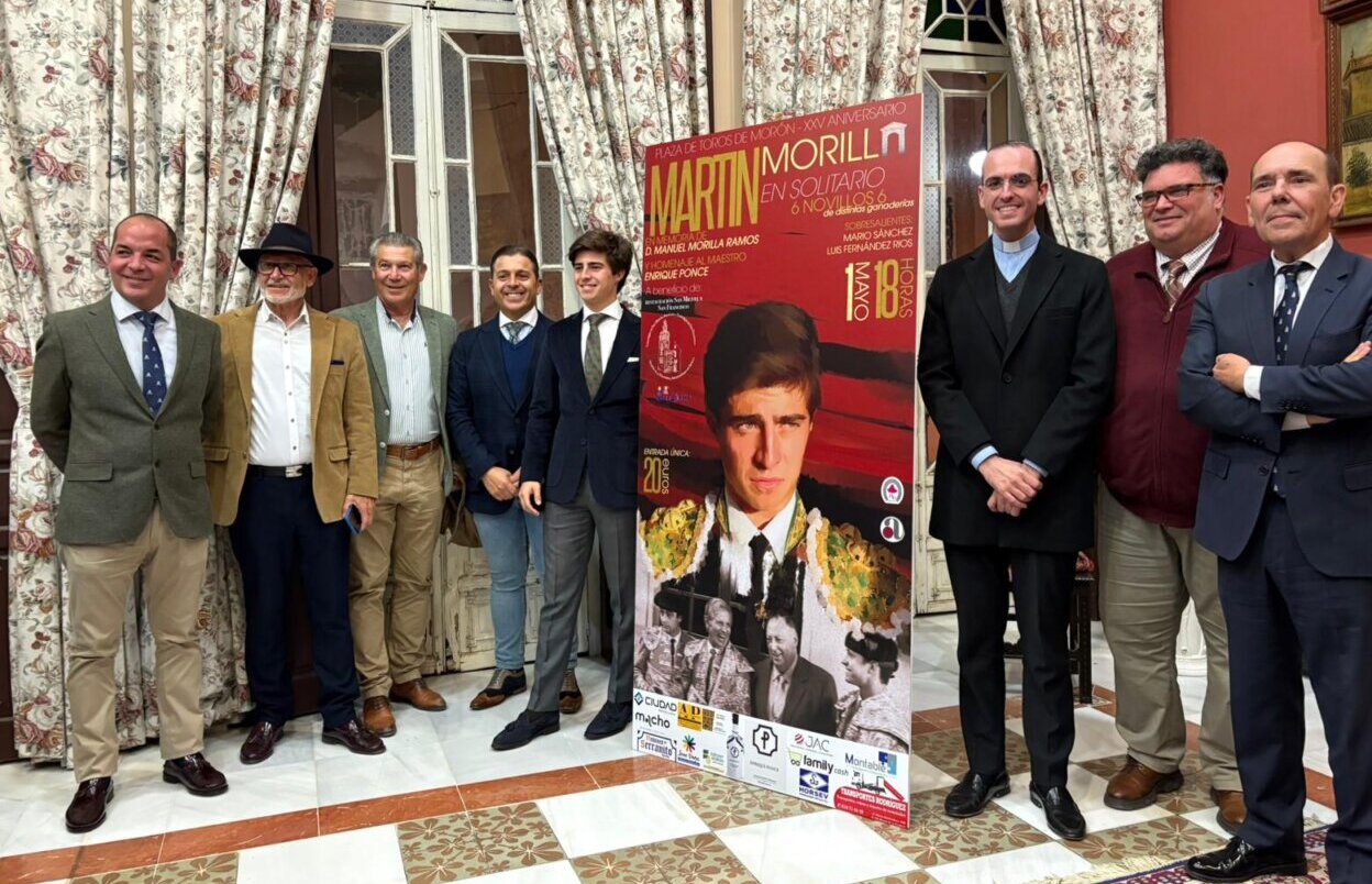 Elenco ganadero de lujo para el gesto como único espada de Martín Morilla en Morón de la Frontera
