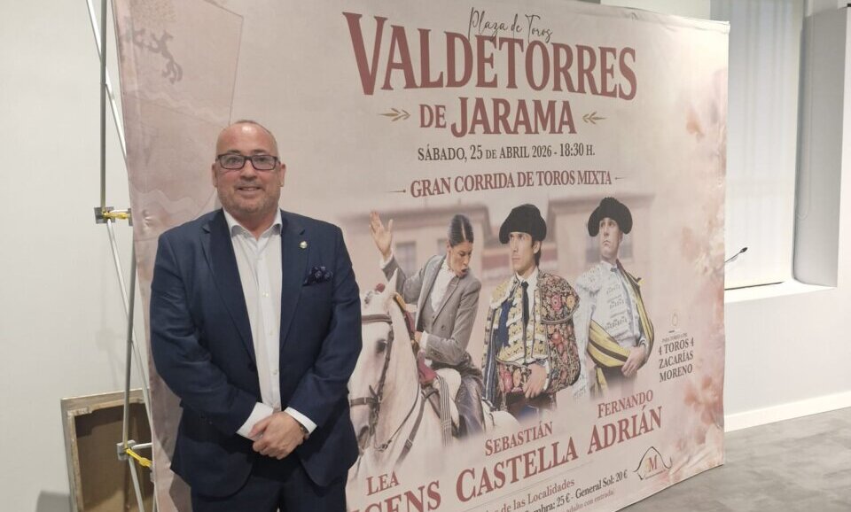 José María de Diego: "Los toros son una inyección económica notable para pueblos como Valdetorres"
