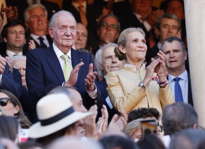 El Rey Emérito, en un palco de la Maestranza para ver el regreso de Morante