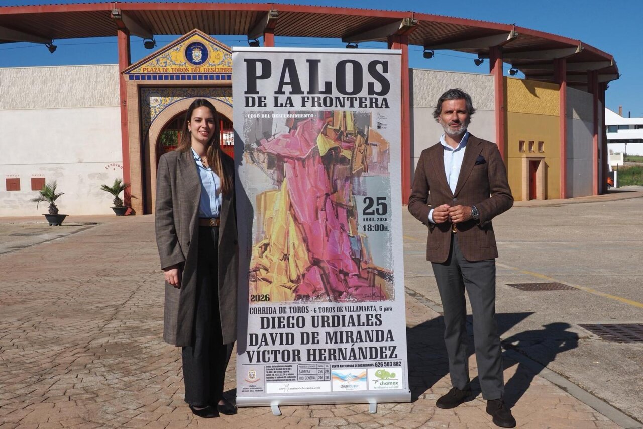 Cartelazo por San Jorge en Palos de la Frontera