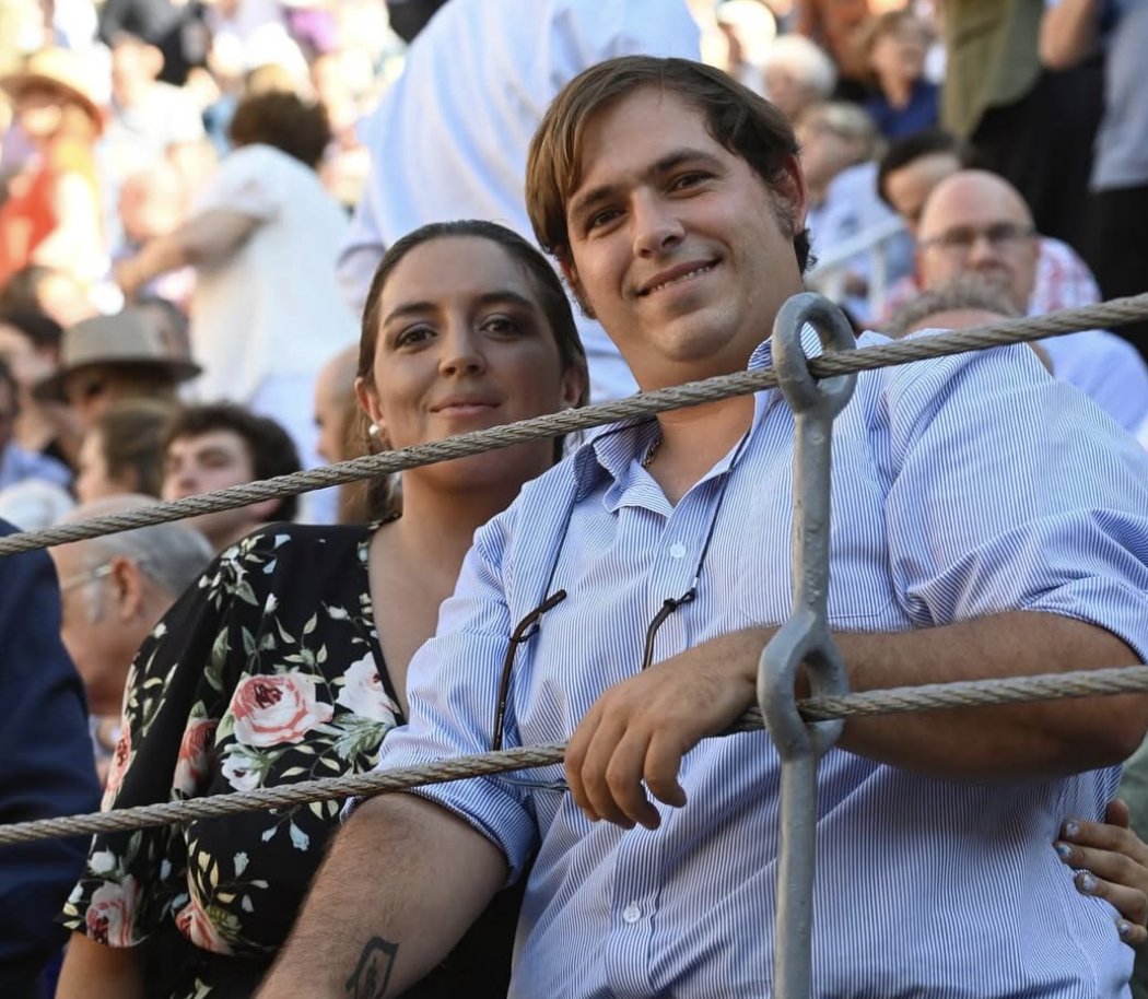 Santiago Barrero y su esposa Vanesa Gordillo en Las Ventas I JAVIER ARROYO