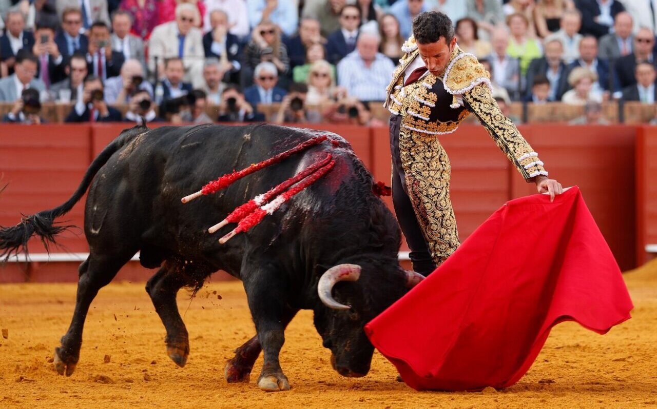 David de Miranda cuaja a un parralejo de bandera